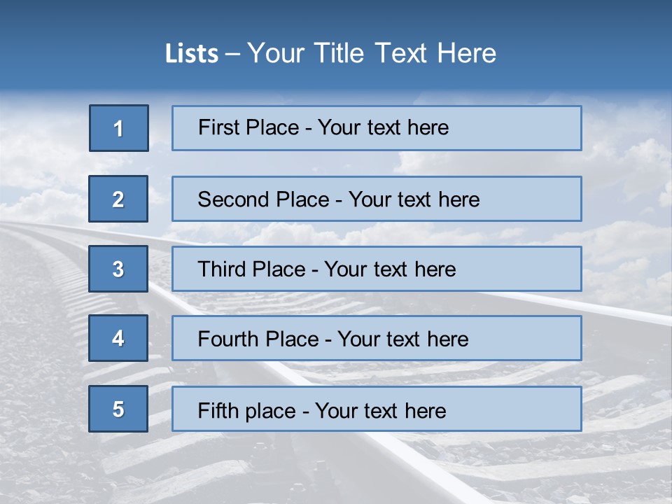 Logistic Direction View PowerPoint Template