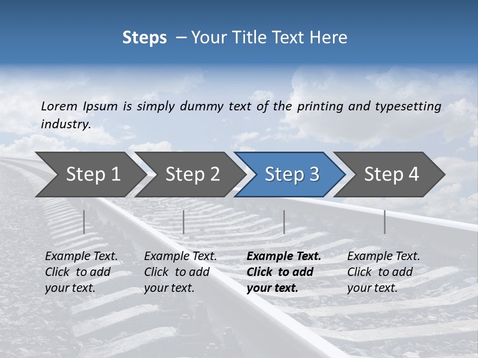 Logistic Direction View PowerPoint Template