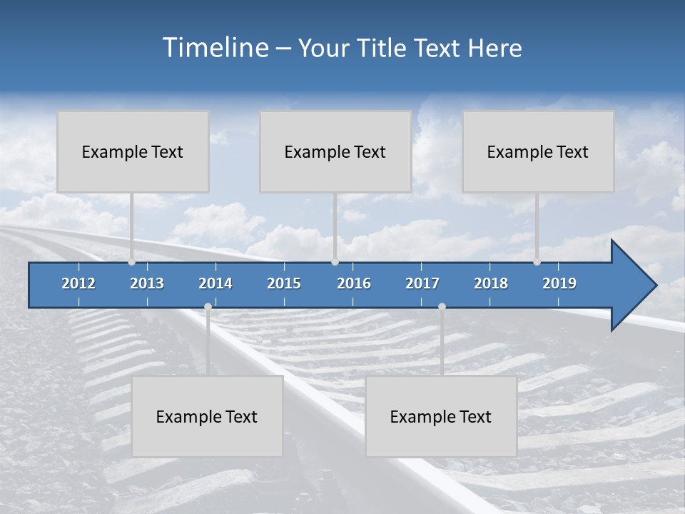 Logistic Direction View PowerPoint Template