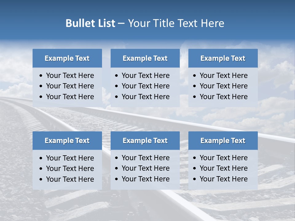 Logistic Direction View PowerPoint Template