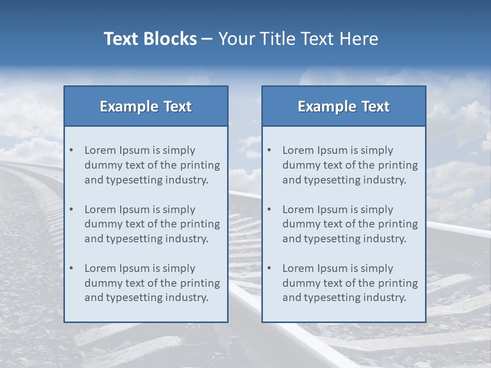 Logistic Direction View PowerPoint Template