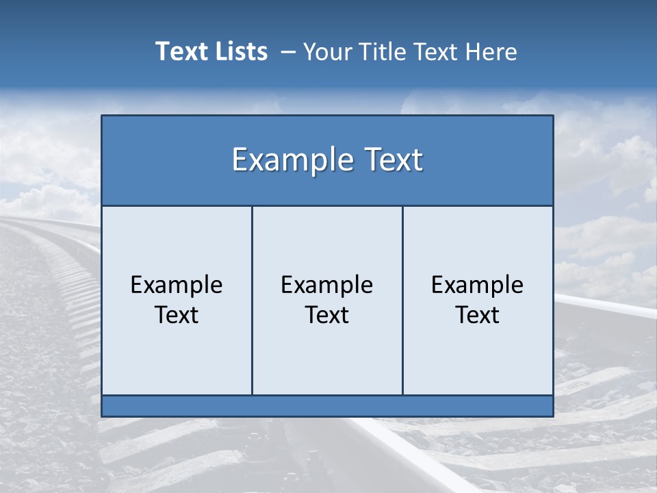 Logistic Direction View PowerPoint Template