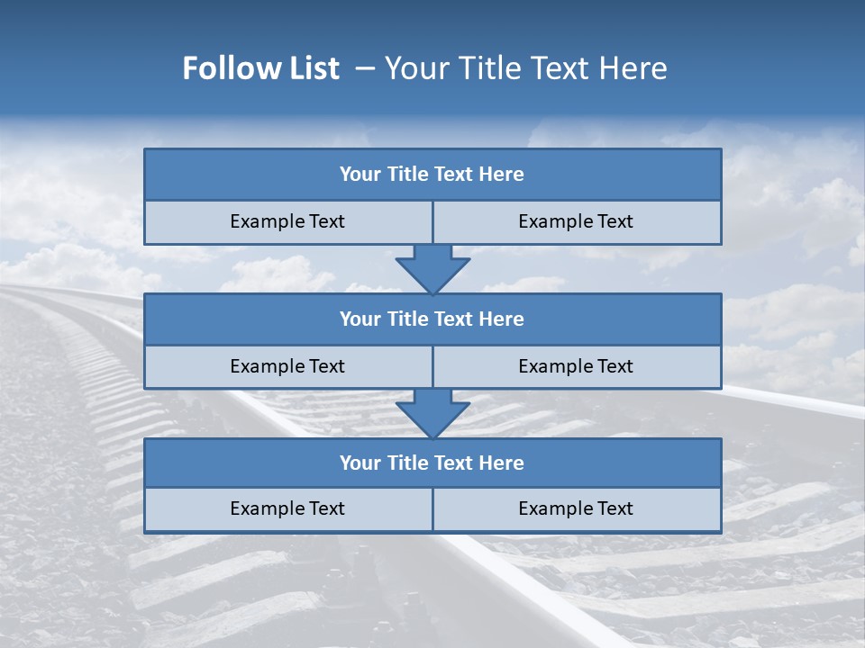Logistic Direction View PowerPoint Template