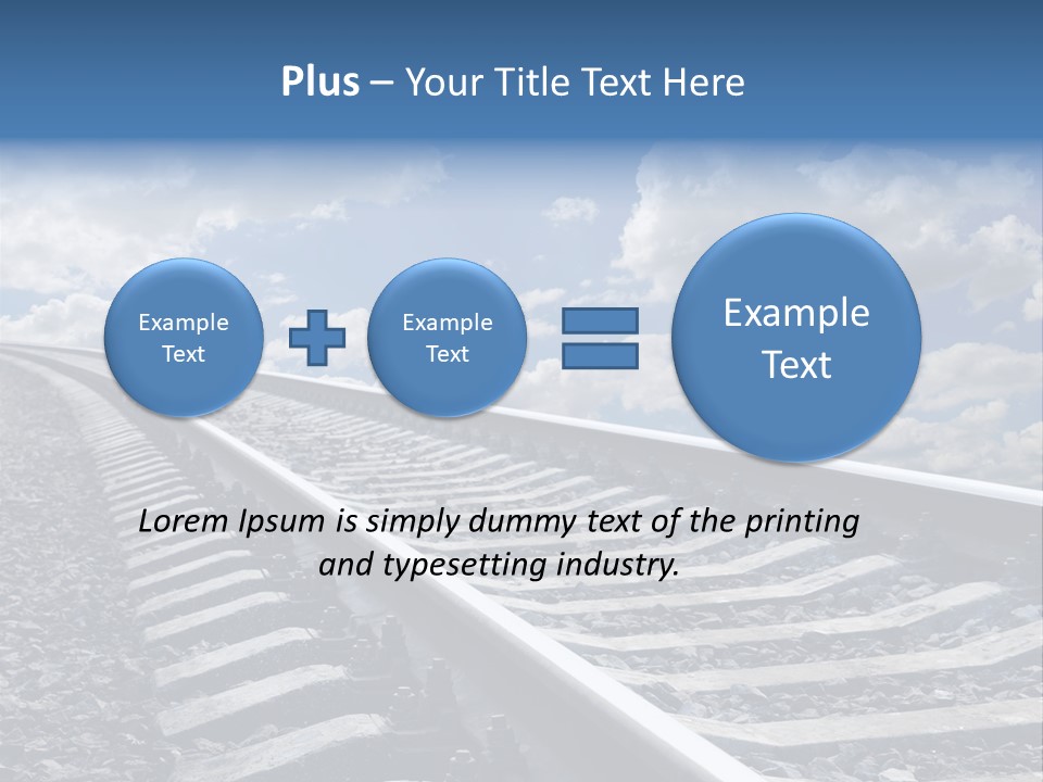 Logistic Direction View PowerPoint Template