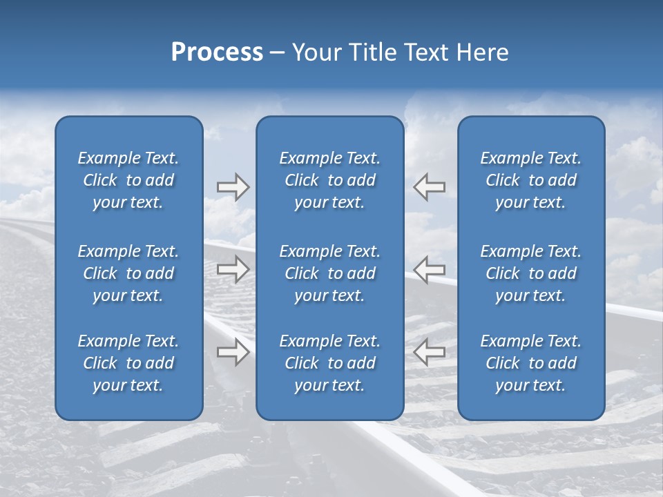 Logistic Direction View PowerPoint Template