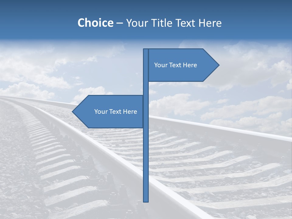 Logistic Direction View PowerPoint Template