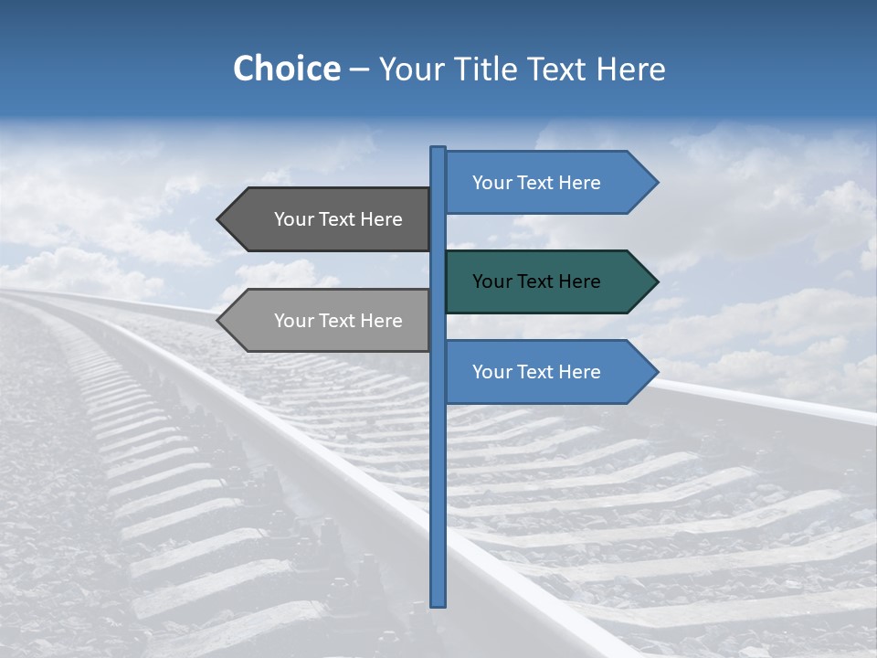 Logistic Direction View PowerPoint Template