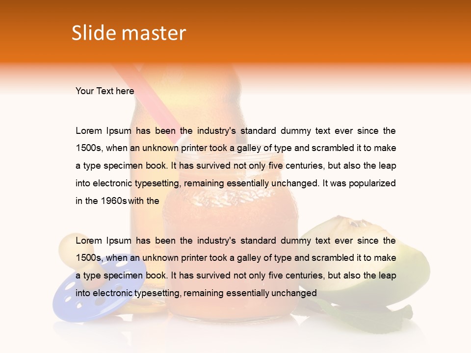 Varieties Container Dinner PowerPoint Template