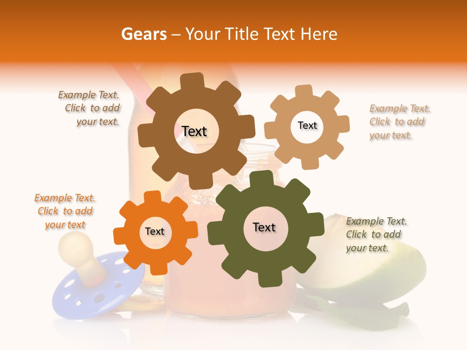 Varieties Container Dinner PowerPoint Template