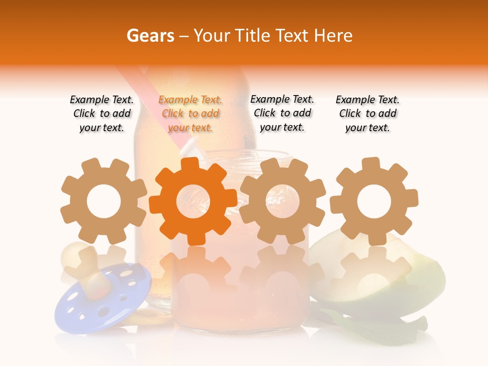 Varieties Container Dinner PowerPoint Template