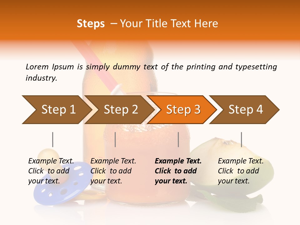 Varieties Container Dinner PowerPoint Template