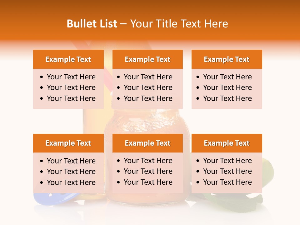 Varieties Container Dinner PowerPoint Template