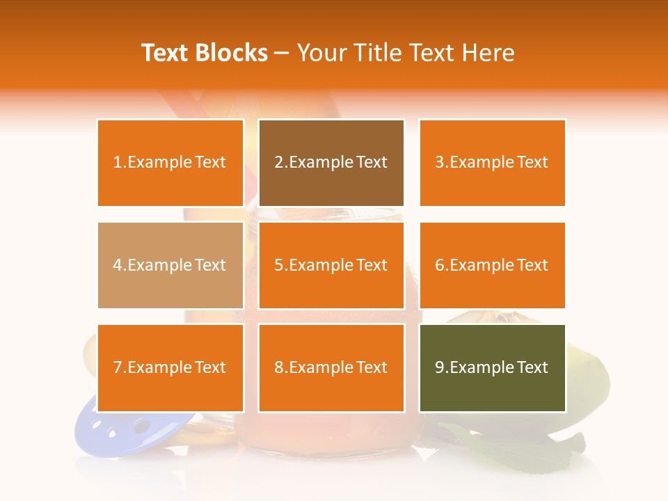 Varieties Container Dinner PowerPoint Template