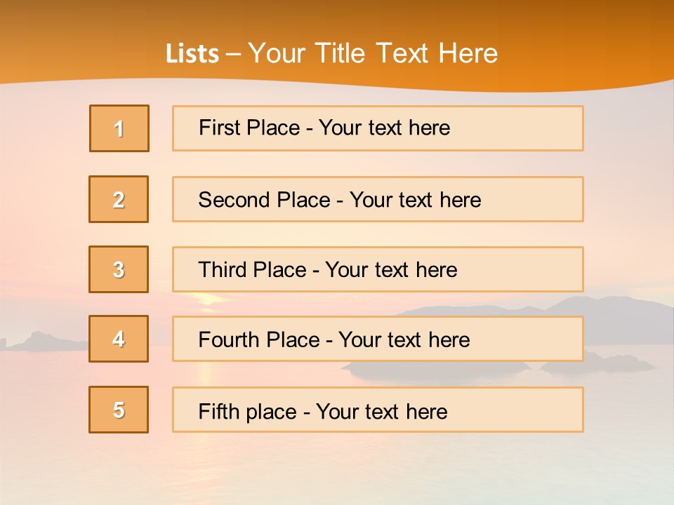 Scene Exposure Dawn PowerPoint Template