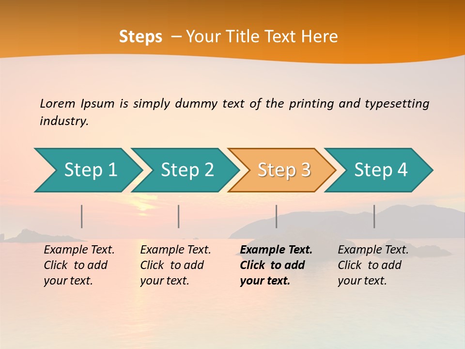 Scene Exposure Dawn PowerPoint Template