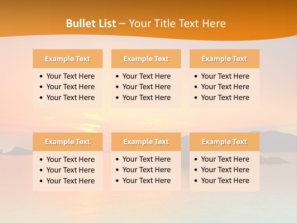 Scene Exposure Dawn PowerPoint Template