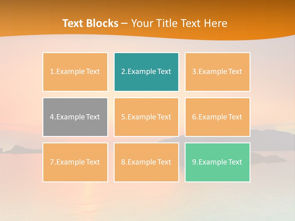 Scene Exposure Dawn PowerPoint Template