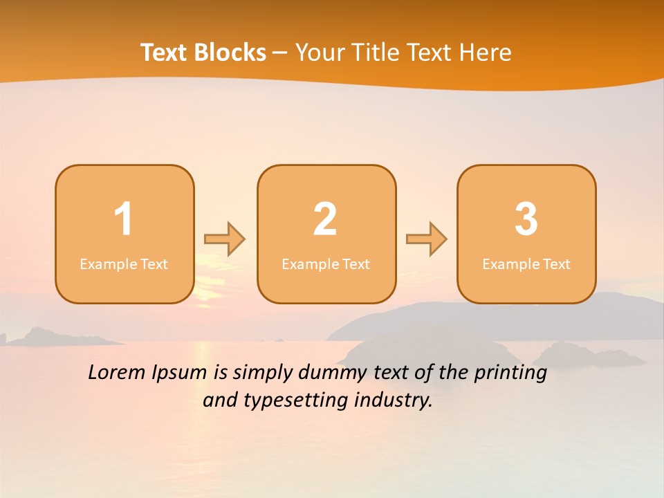 Scene Exposure Dawn PowerPoint Template