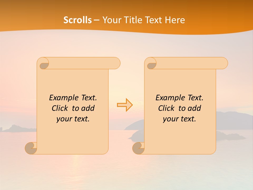 Scene Exposure Dawn PowerPoint Template