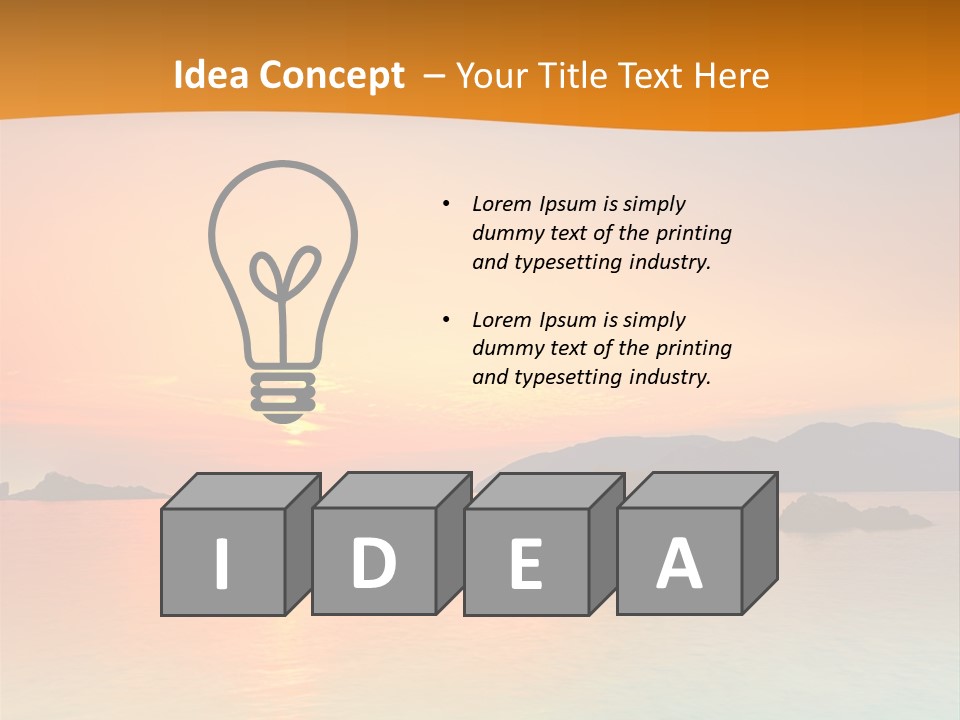 Scene Exposure Dawn PowerPoint Template