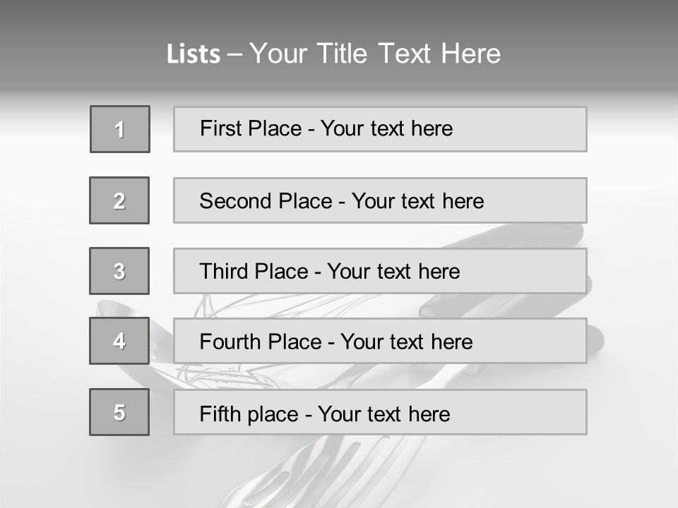 Spatula Home Chrome PowerPoint Template