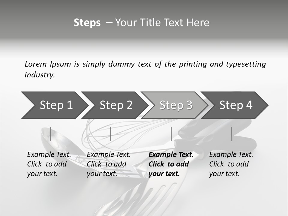 Spatula Home Chrome PowerPoint Template
