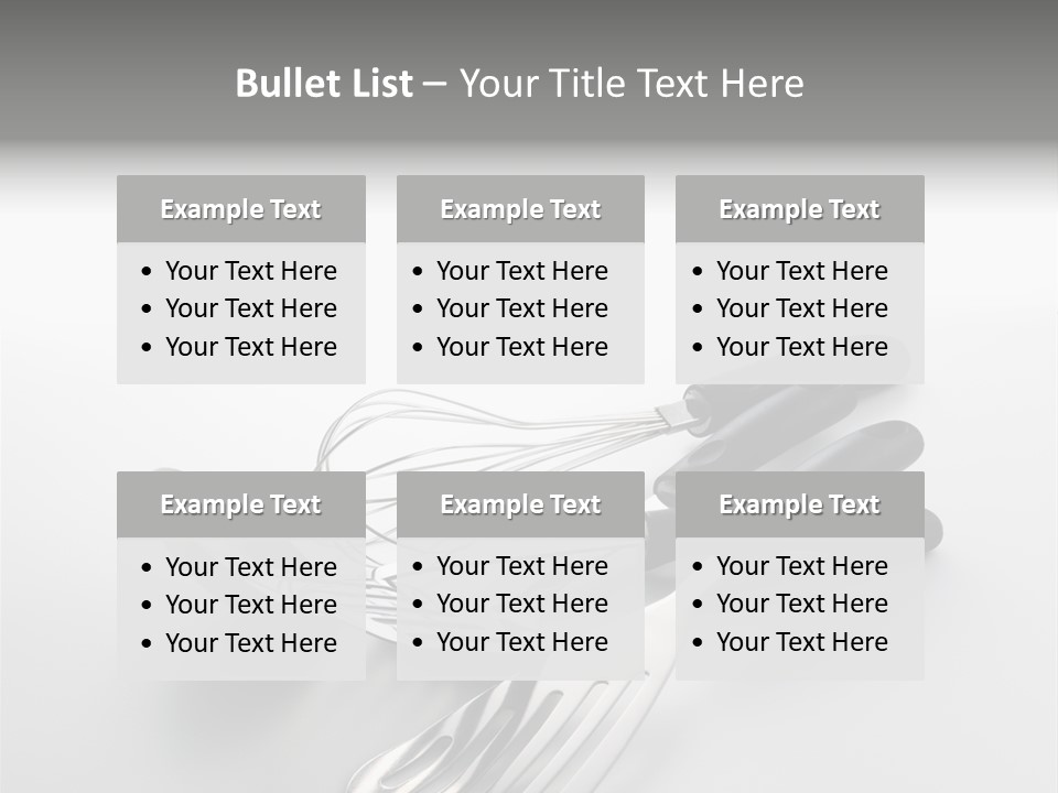 Spatula Home Chrome PowerPoint Template
