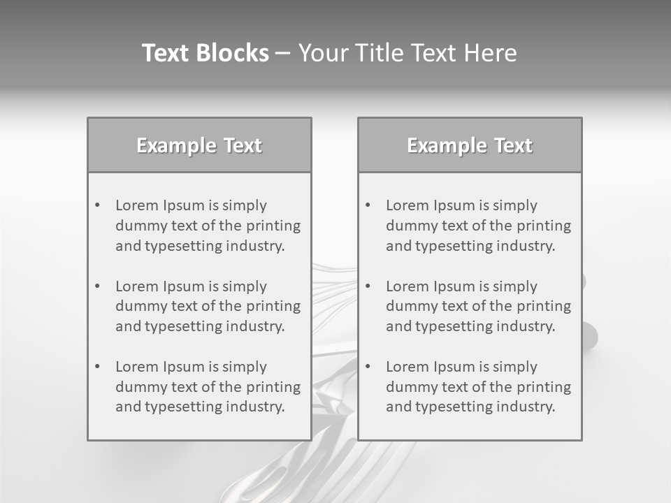 Spatula Home Chrome PowerPoint Template