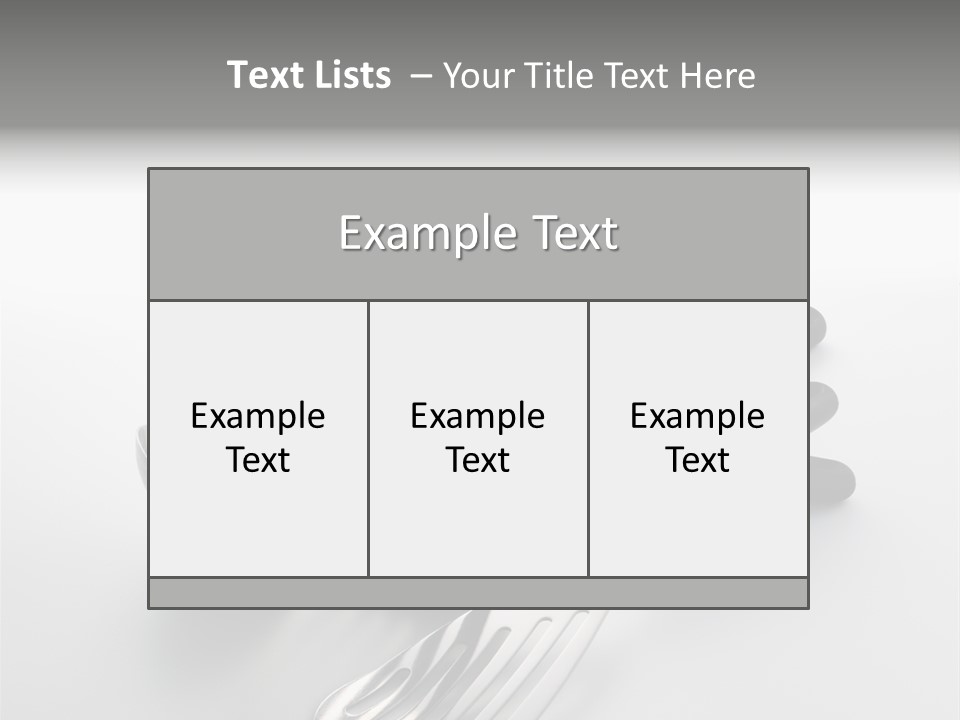 Spatula Home Chrome PowerPoint Template