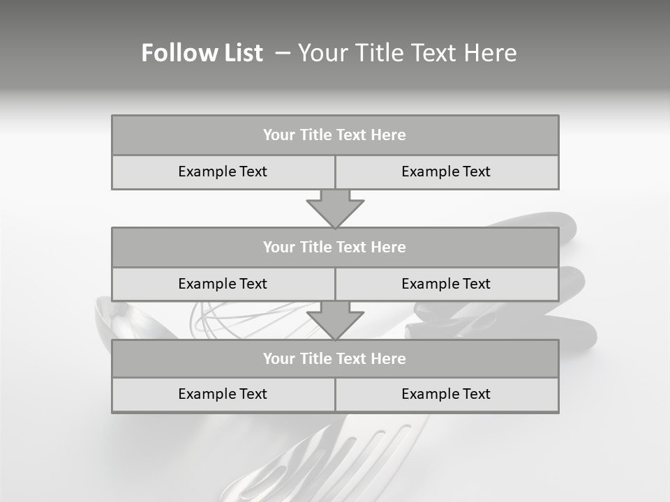 Spatula Home Chrome PowerPoint Template