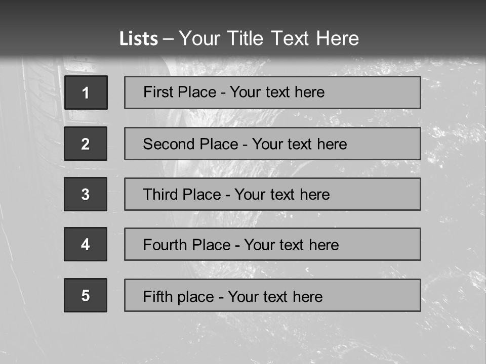 Nobody Speed Performance PowerPoint Template