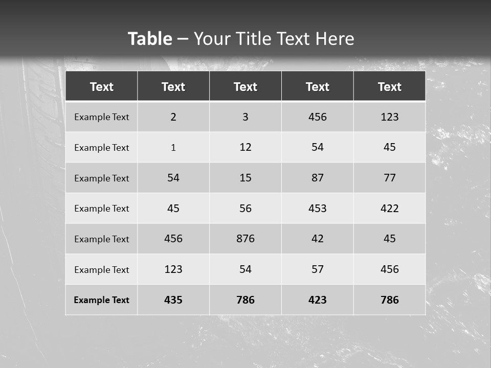Nobody Speed Performance PowerPoint Template
