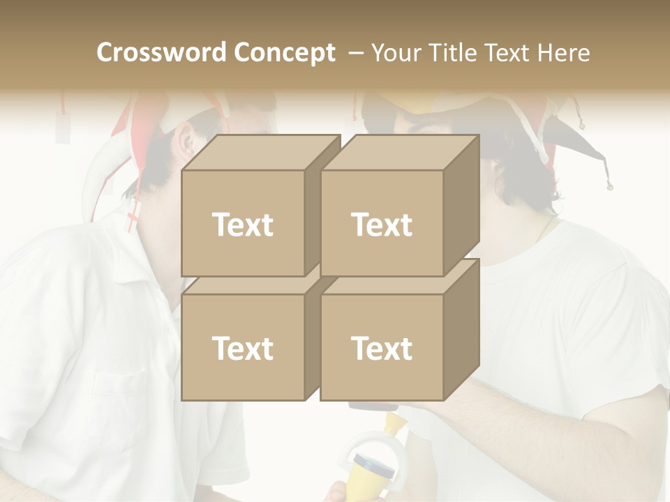 Sport Trumpet Fan PowerPoint Template