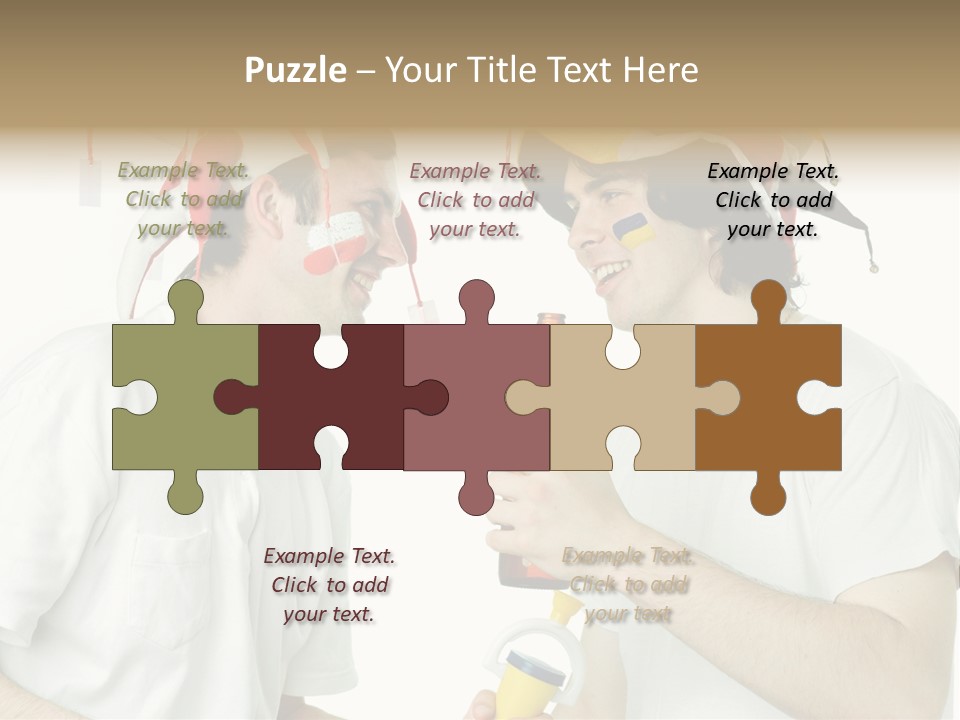 Sport Trumpet Fan PowerPoint Template