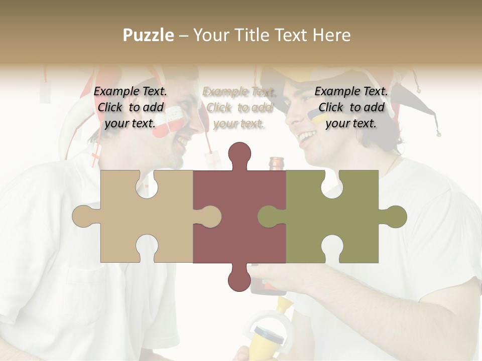 Sport Trumpet Fan PowerPoint Template