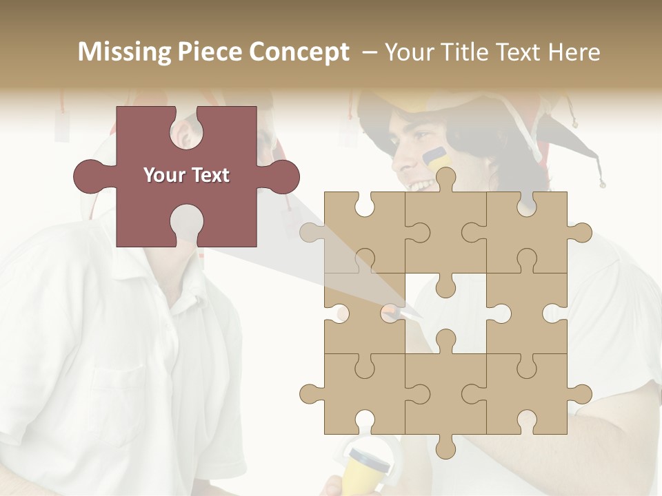 Sport Trumpet Fan PowerPoint Template