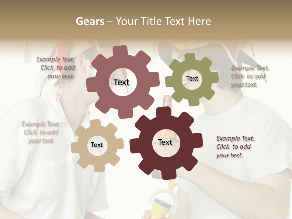 Sport Trumpet Fan PowerPoint Template