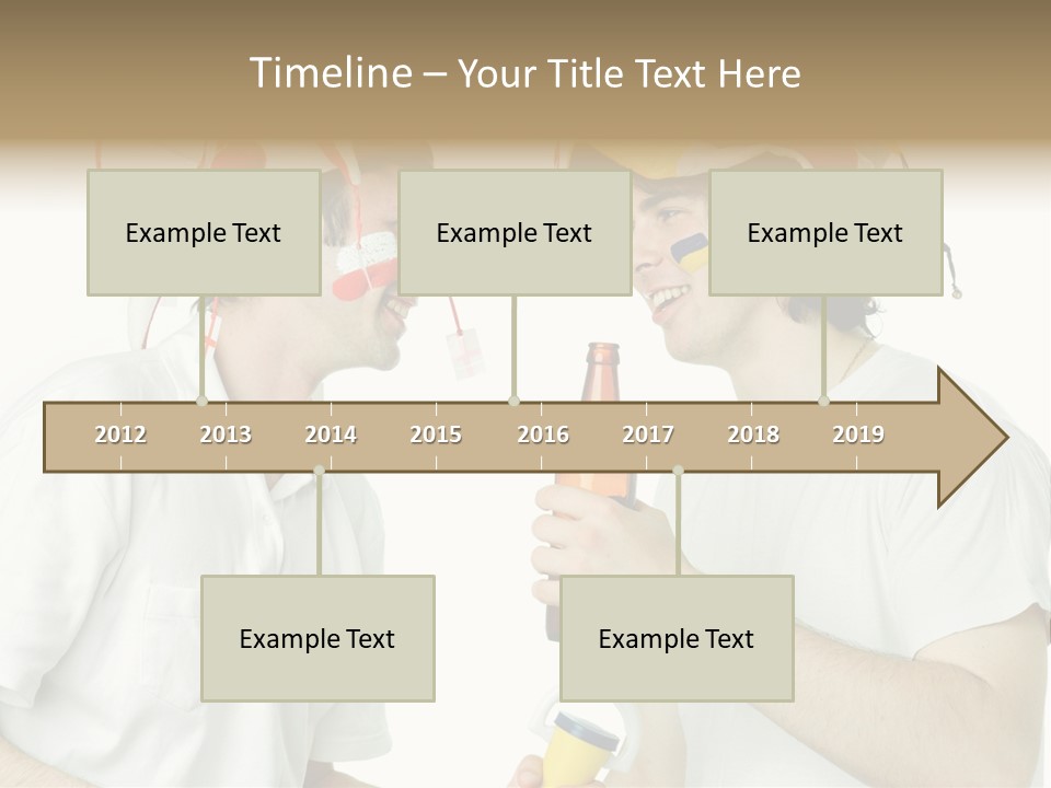 Sport Trumpet Fan PowerPoint Template
