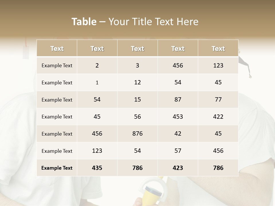 Sport Trumpet Fan PowerPoint Template