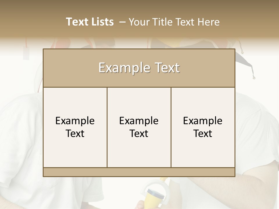 Sport Trumpet Fan PowerPoint Template