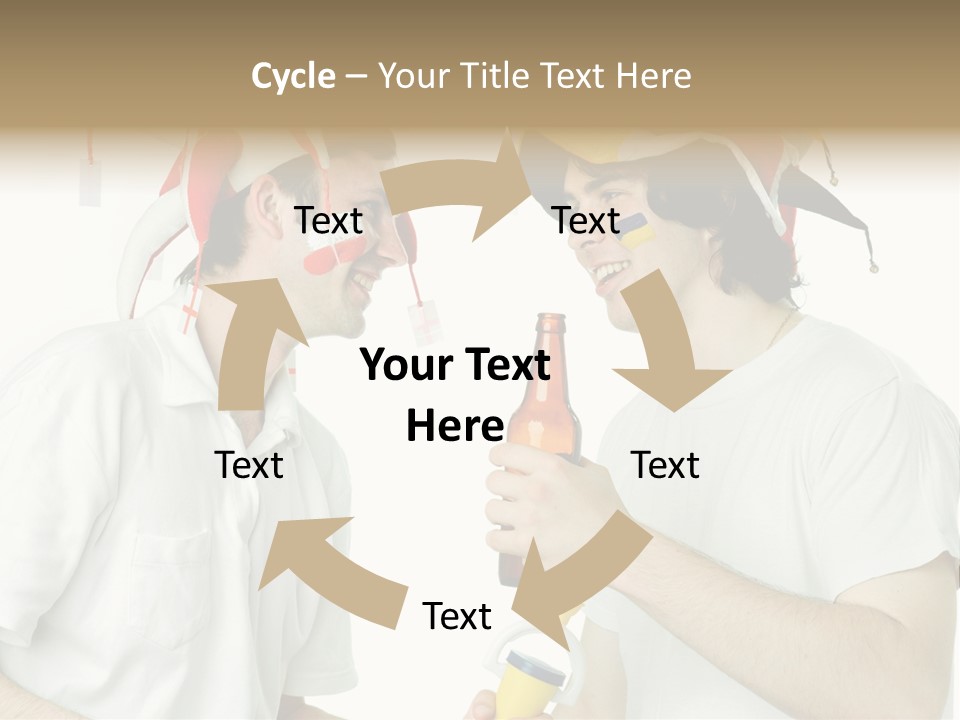 Sport Trumpet Fan PowerPoint Template