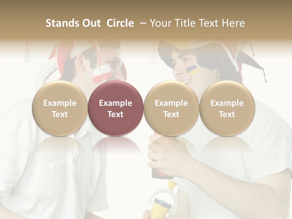 Sport Trumpet Fan PowerPoint Template