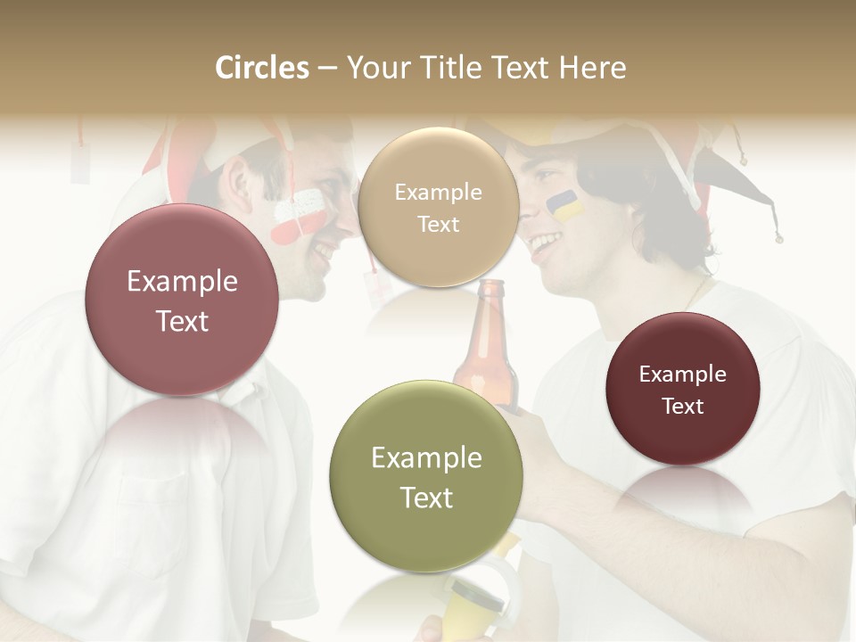 Sport Trumpet Fan PowerPoint Template