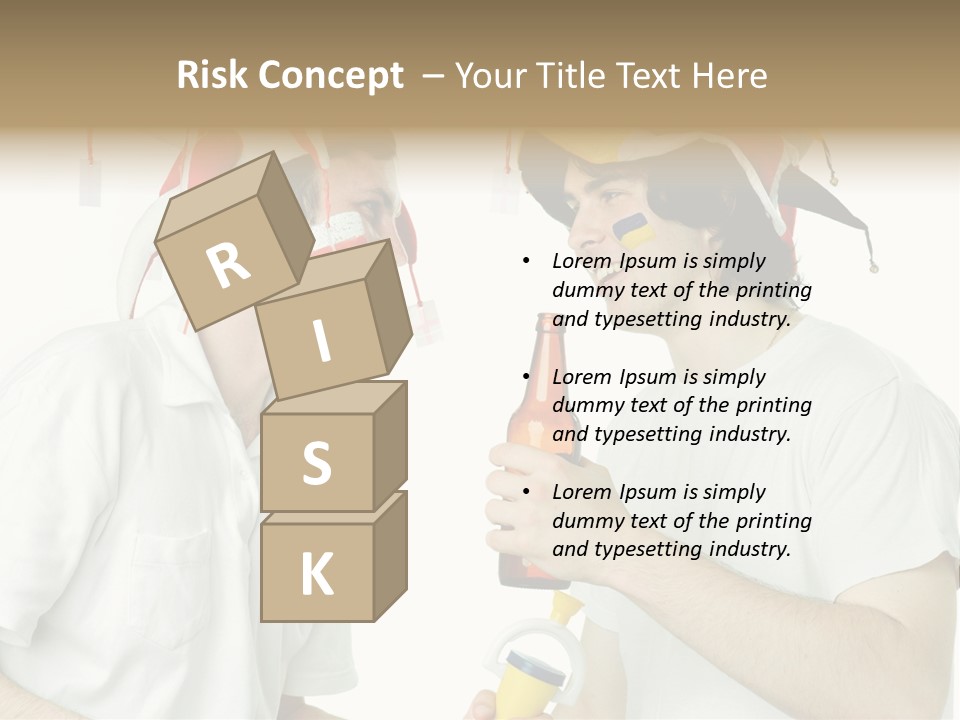 Sport Trumpet Fan PowerPoint Template