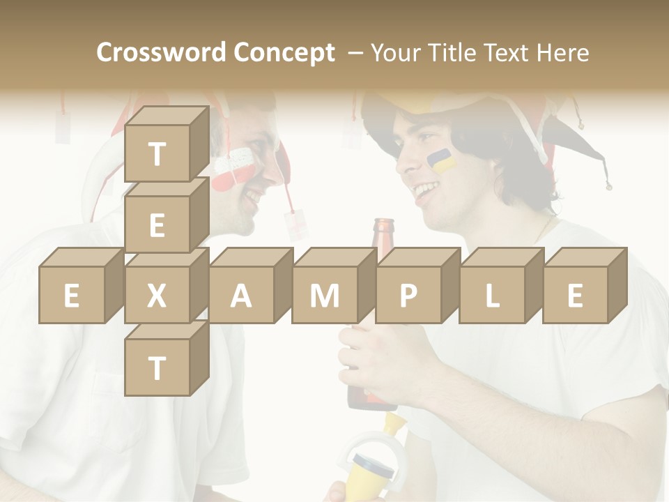 Sport Trumpet Fan PowerPoint Template