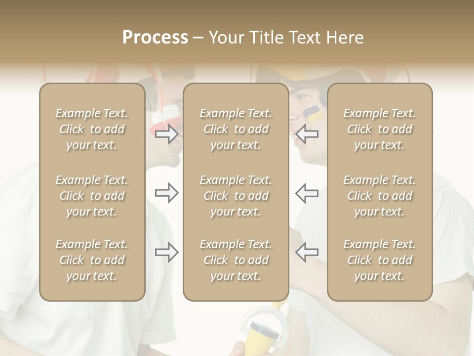Sport Trumpet Fan PowerPoint Template