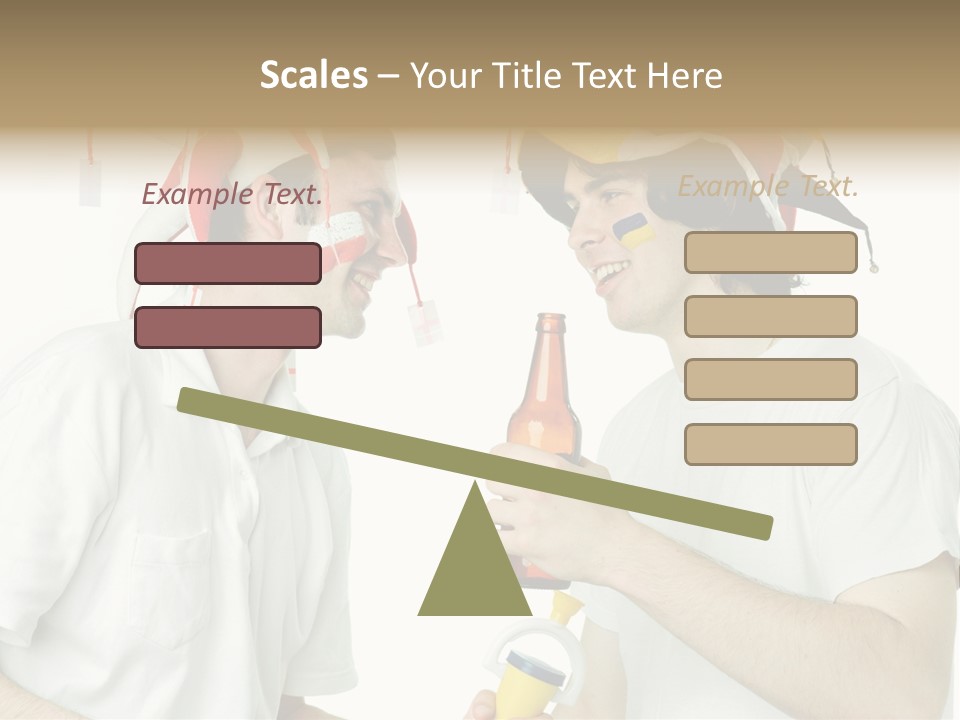 Sport Trumpet Fan PowerPoint Template