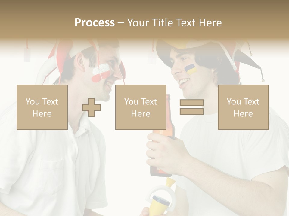 Sport Trumpet Fan PowerPoint Template