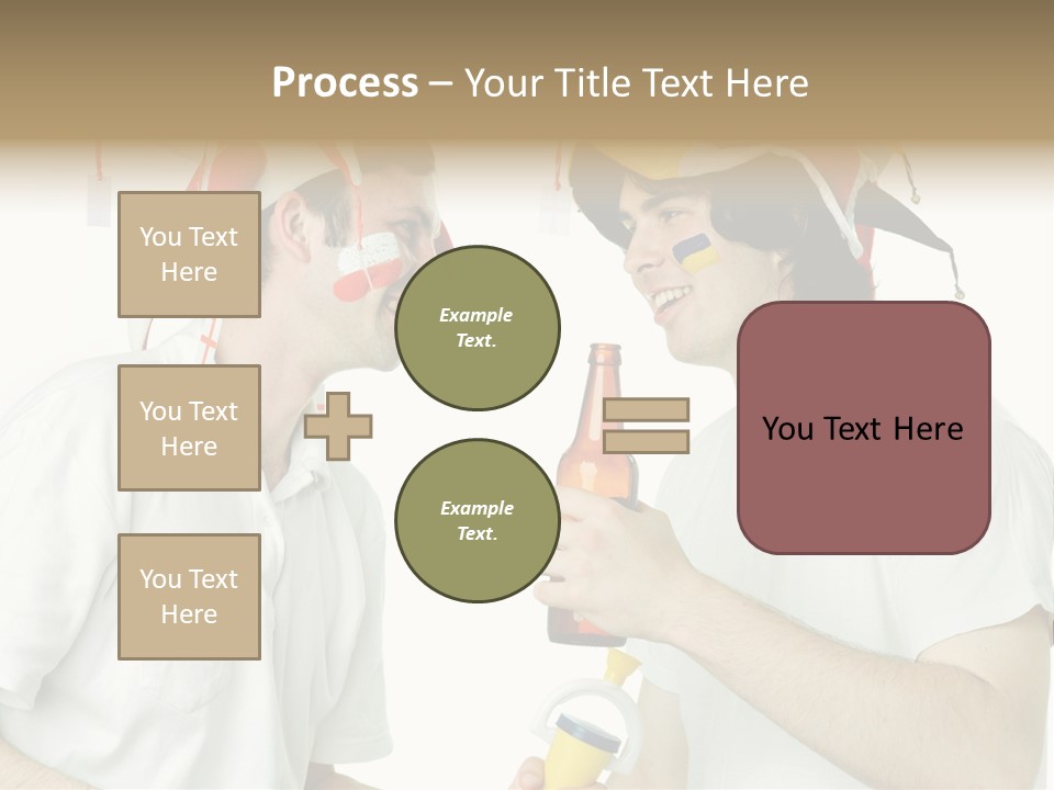 Sport Trumpet Fan PowerPoint Template