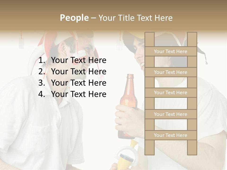 Sport Trumpet Fan PowerPoint Template